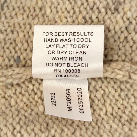 Peter Millar Wool Blend Color Block Crewneck Sweater Gray Cream Men’s Size Large - Picture 9 of 14